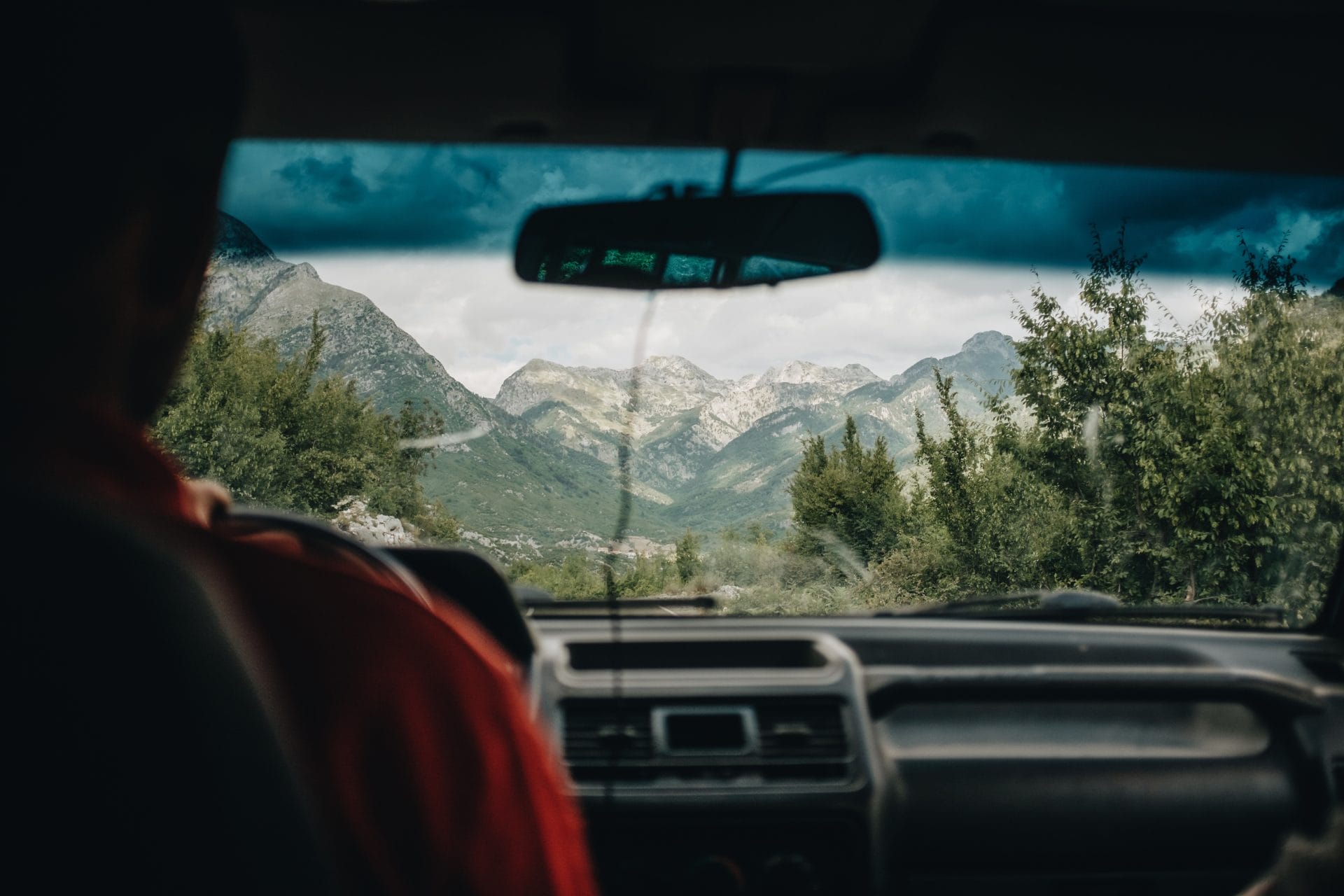 Driving Albania Mountains