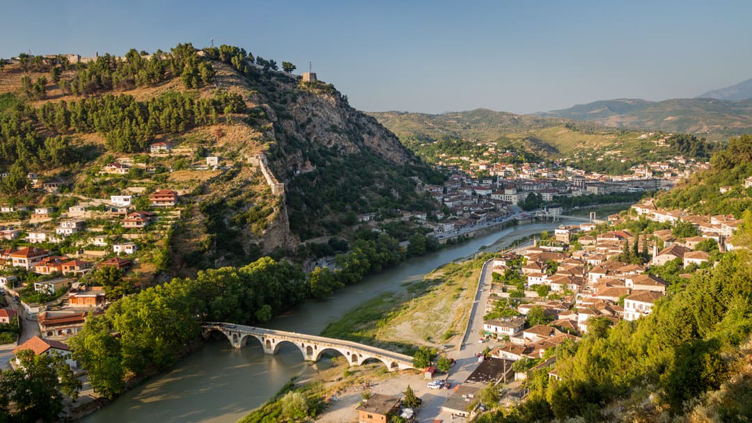 Berat Albania River