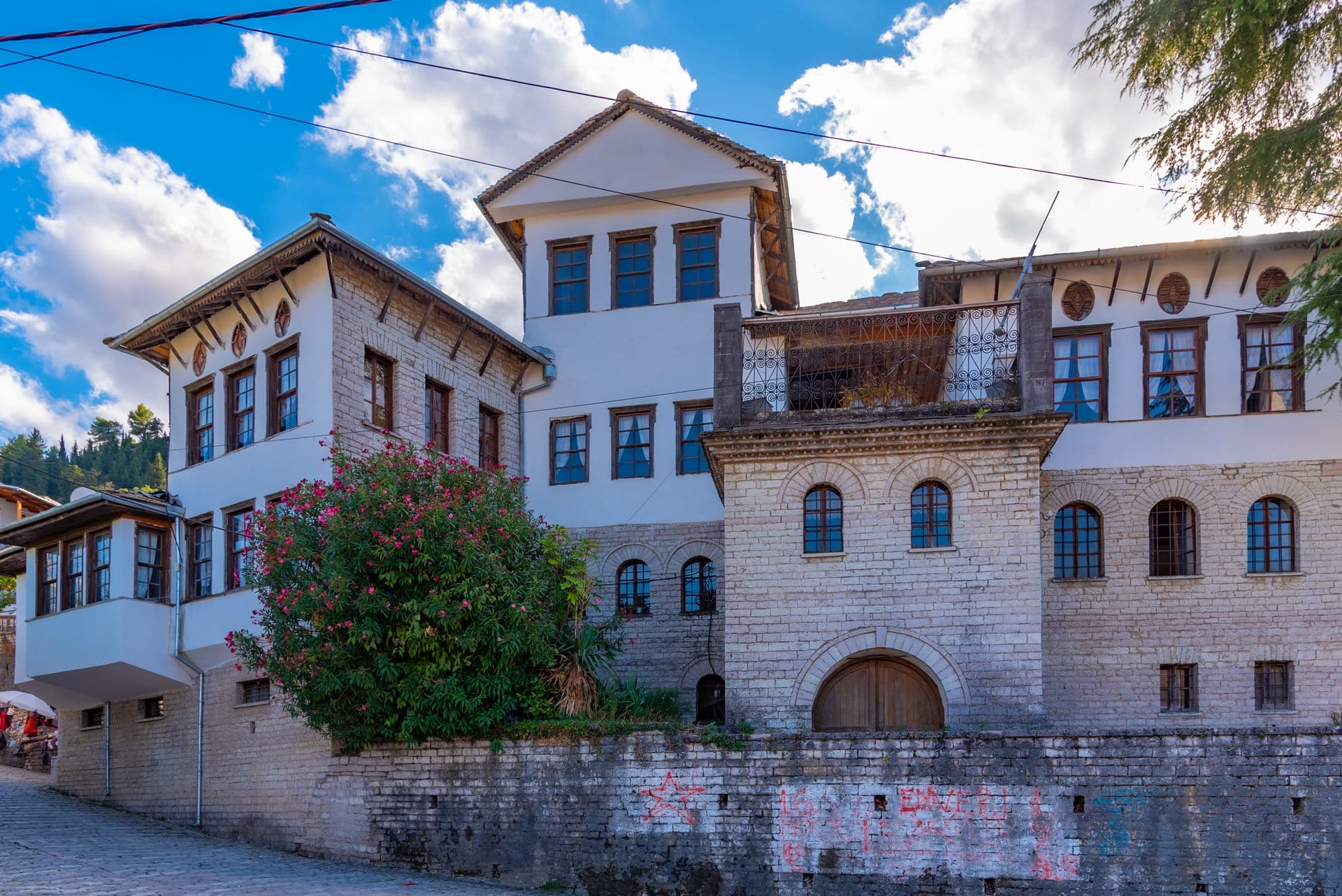 Ethnopraphic museum at Gjirokaster, Albania