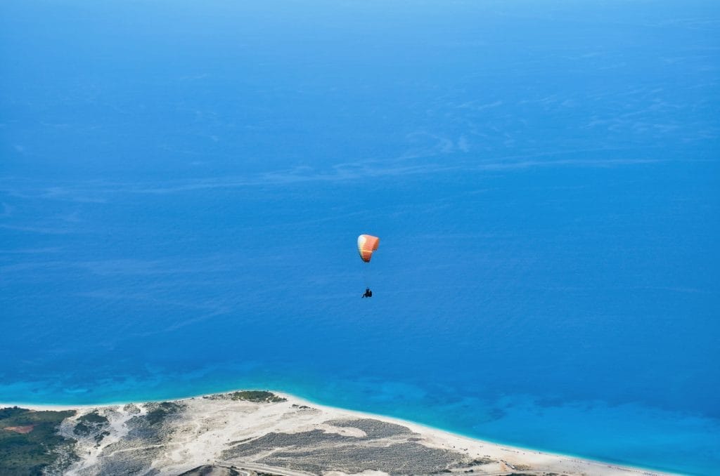 Paragliding nga Llogara Pass Albania