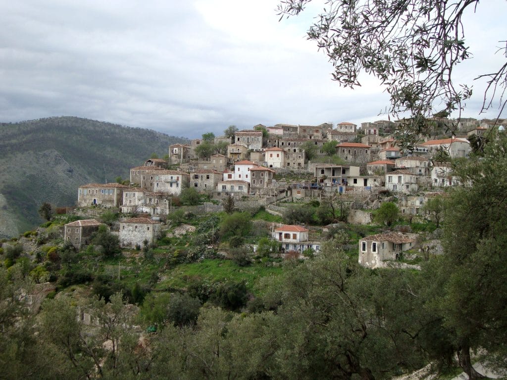 Qeparo village, South Albania