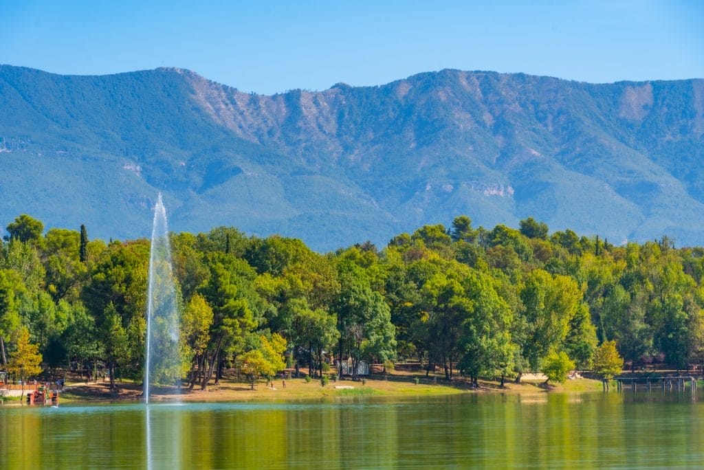 Tirana artificial lake
