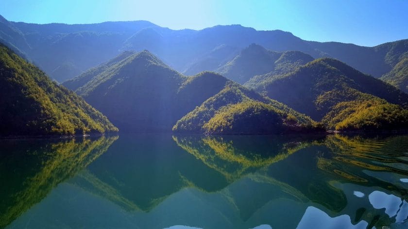 Albania Lake Koman