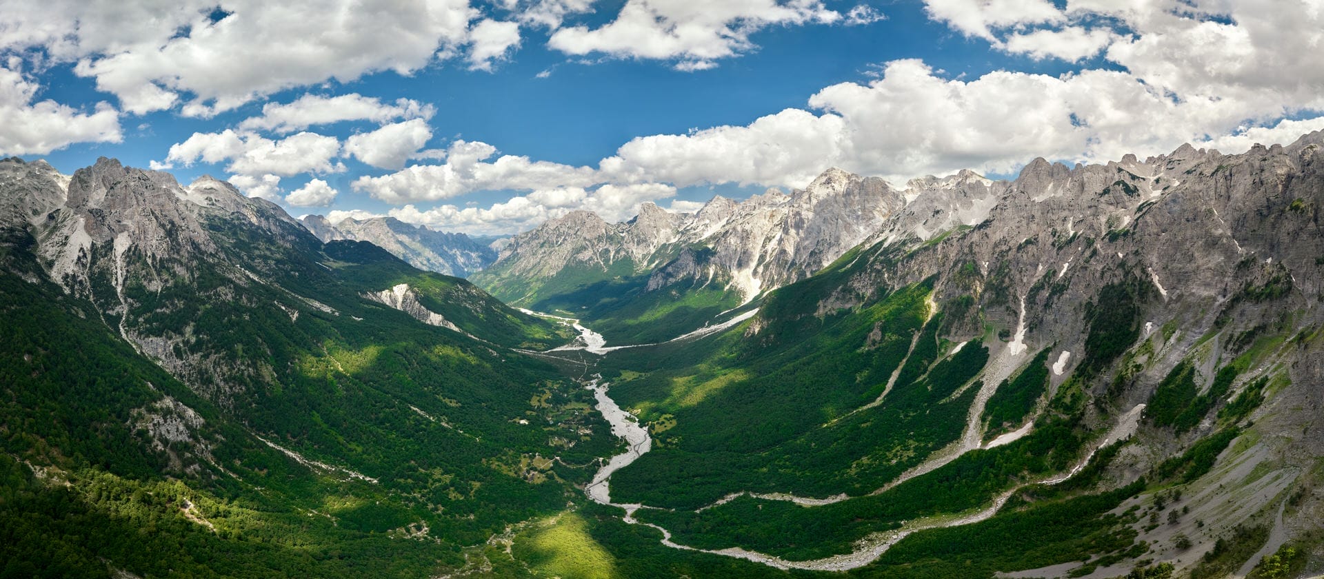 Theth national park Albanian Alps