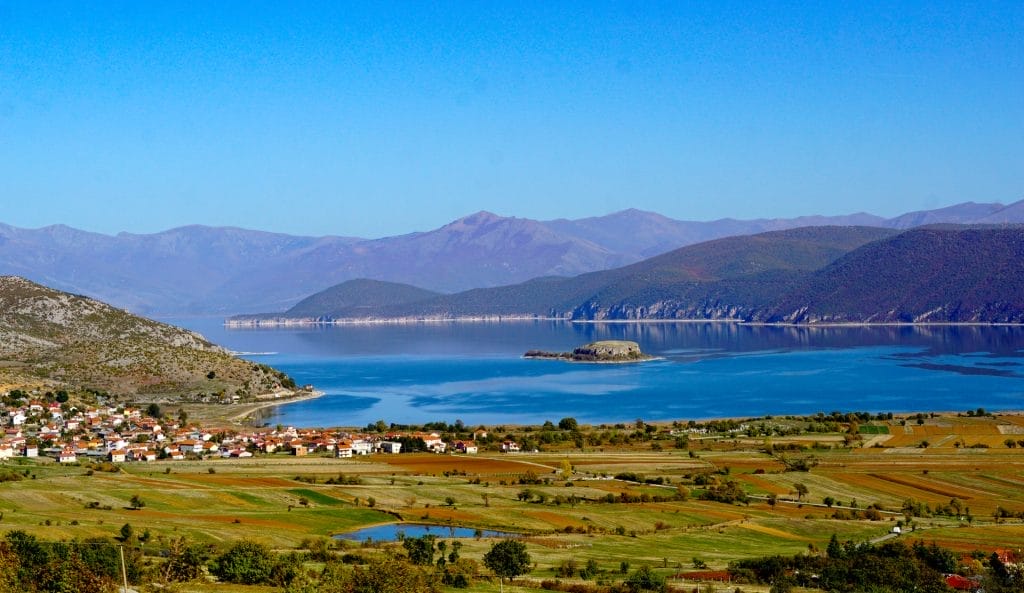 lake Prespa in Albania