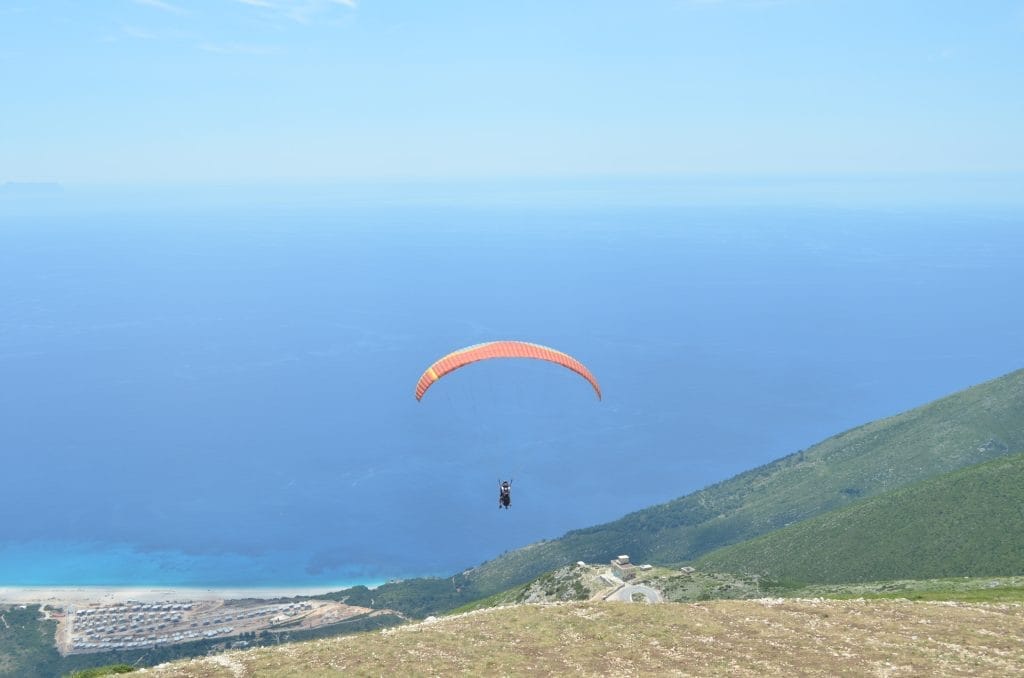 paragliding llogara