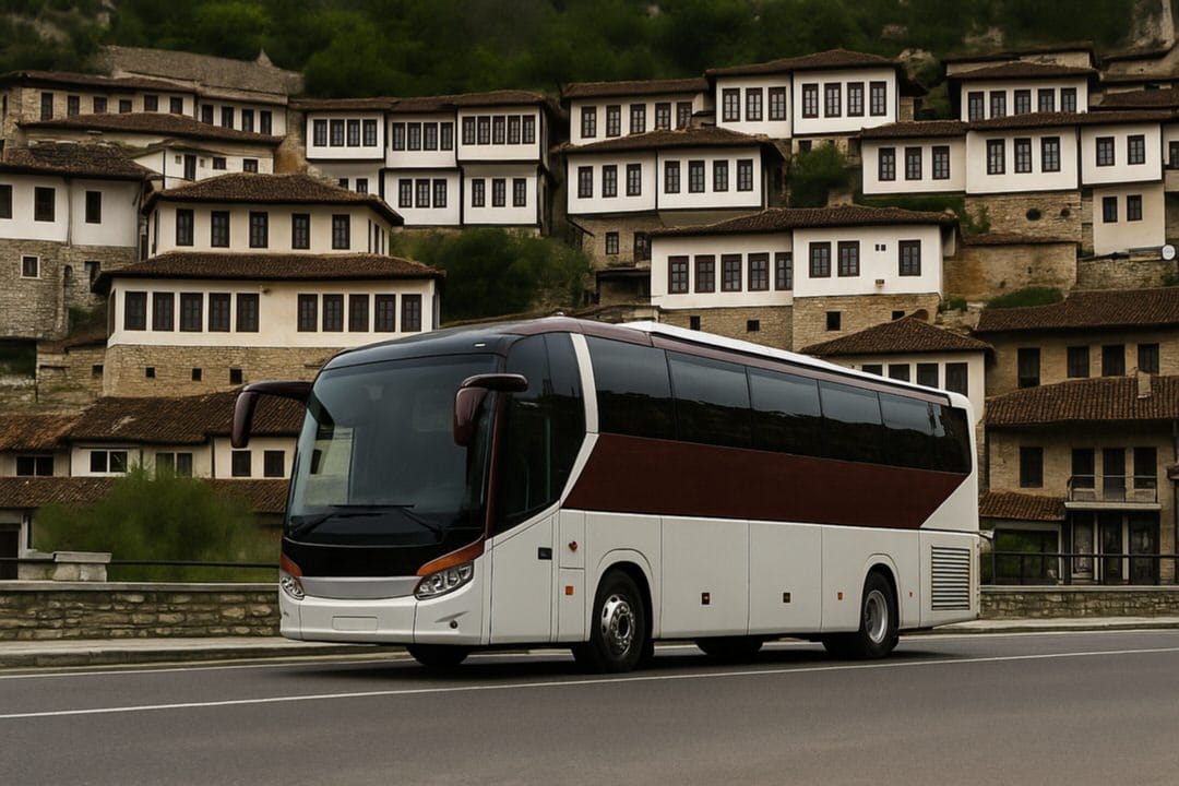 Bus in Berat Albania