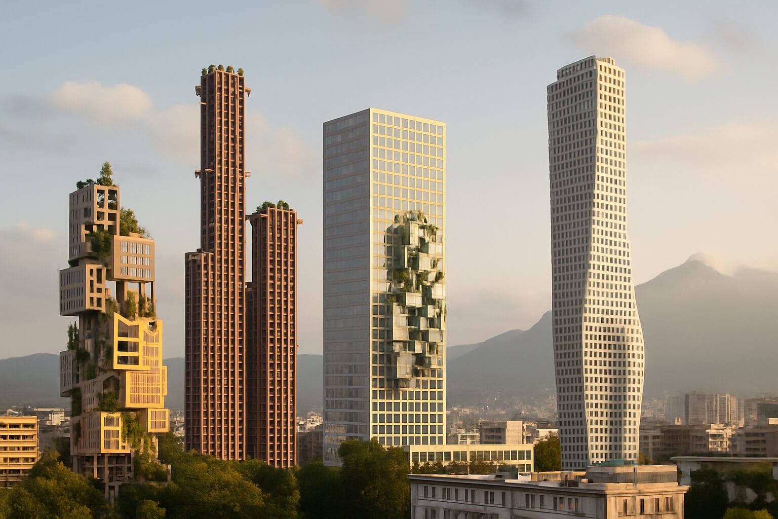 Tirana’s skyline 2025 architecture