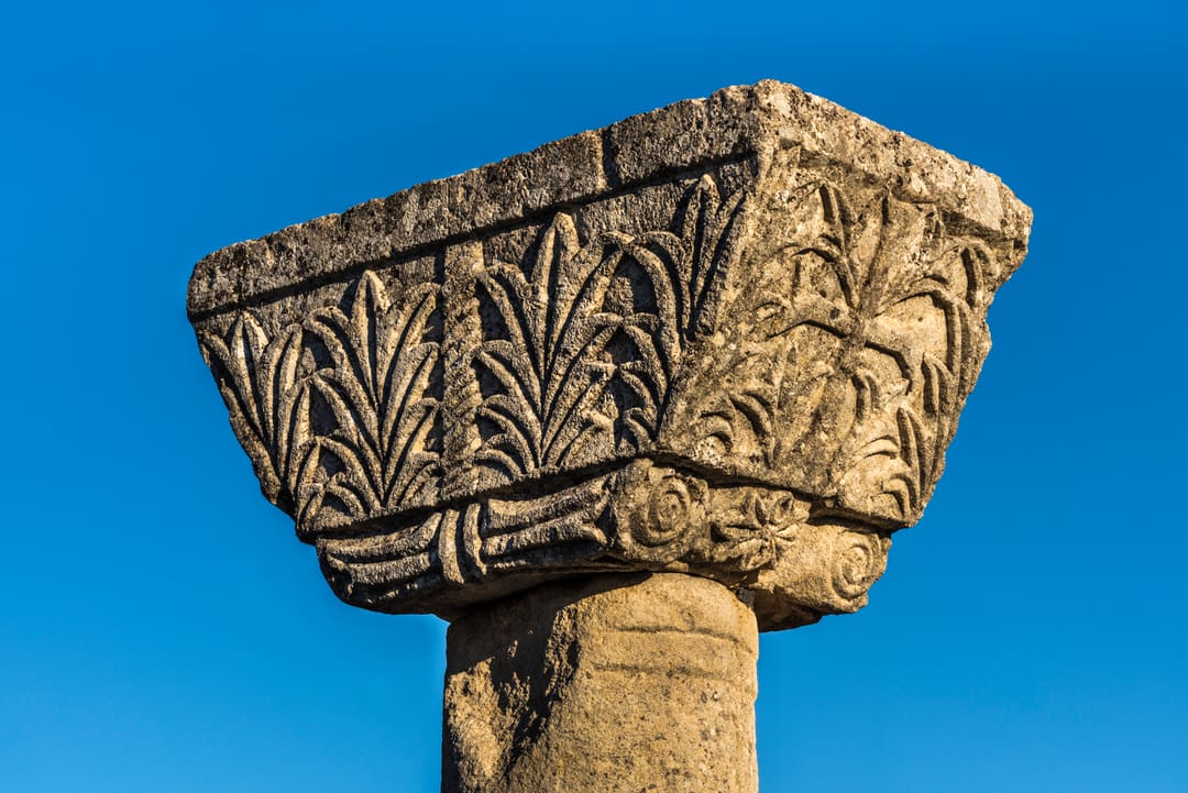 Pillar in Byllis Albania